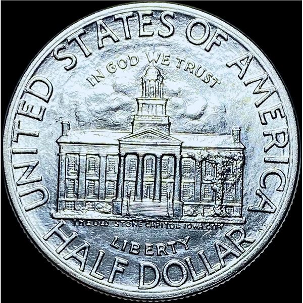 1946 Iowa Centennial Silver Half Dollar CHOICE BU