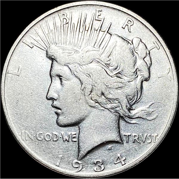 1934-D Silver Peace Dollar LIGHTLY CIRCULATED