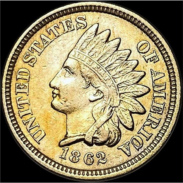 1862 Copper-Nickel Indian Head Cent CLOSELY UNCIRCULATED