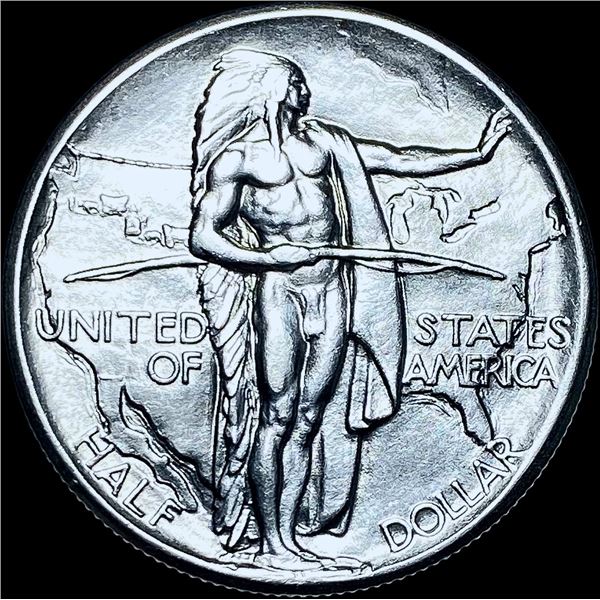 1926 Silver Half Dollar Oregon Trail CHOICE AU