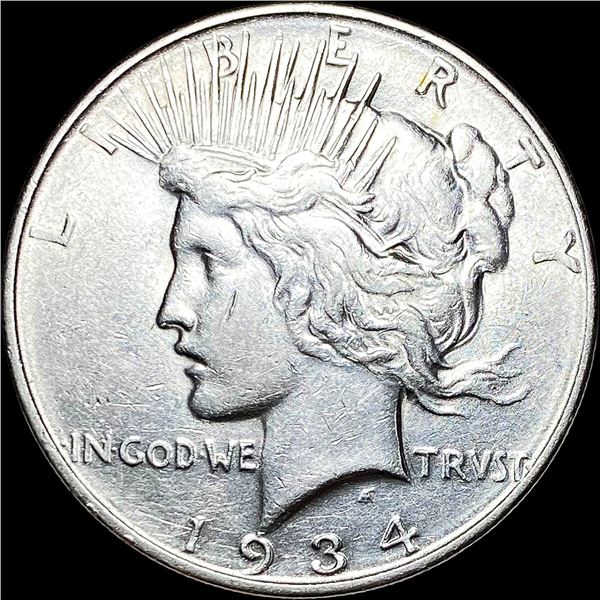 1934-D Silver Peace Dollar CLOSELY UNCIRCULATED
