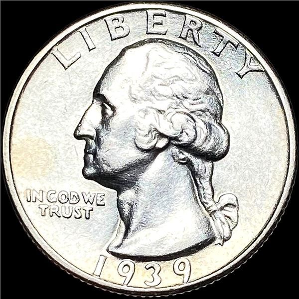 1939-S Silver Washington Quarter LIGHTLY CIRCULATED