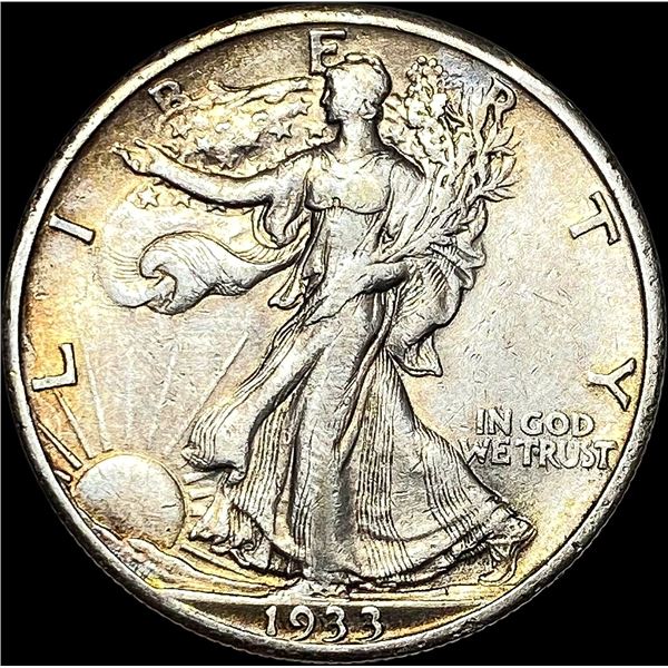 1933-S Silver Half Dollar Walking Liberty UNCIRCULATED