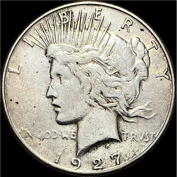 1927-S Silver Peace Dollar LIGHTLY CIRCULATED
