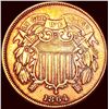Image 1 : 1864 Two-Cent Piece Copper CHOICE AU