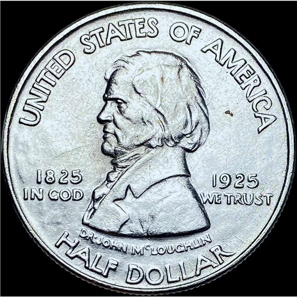 1925 Silver Fort Vancouver Half Dollar CHOICE BU