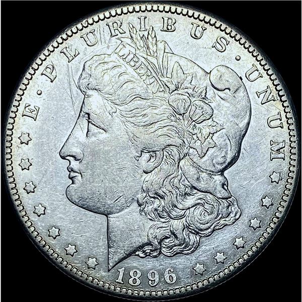 1896-S Silver Morgan Dollar CHOICE AU