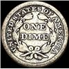 Image 2 : 1853 Seated Liberty Dime (No Arrows) LIGHTLY CIRCULATED