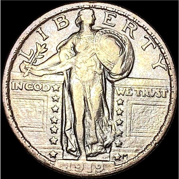 1919 Standing Liberty Silver Quarter LIGHTLY CIRCULATED