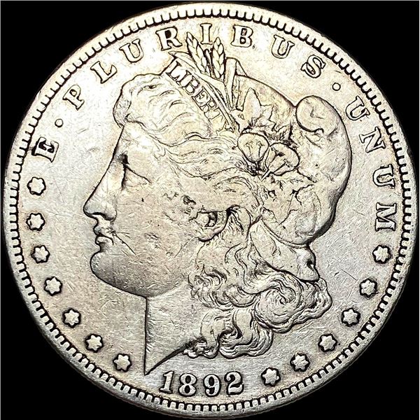 1892-S Silver Morgan Dollar LIGHTLY CIRCULATED