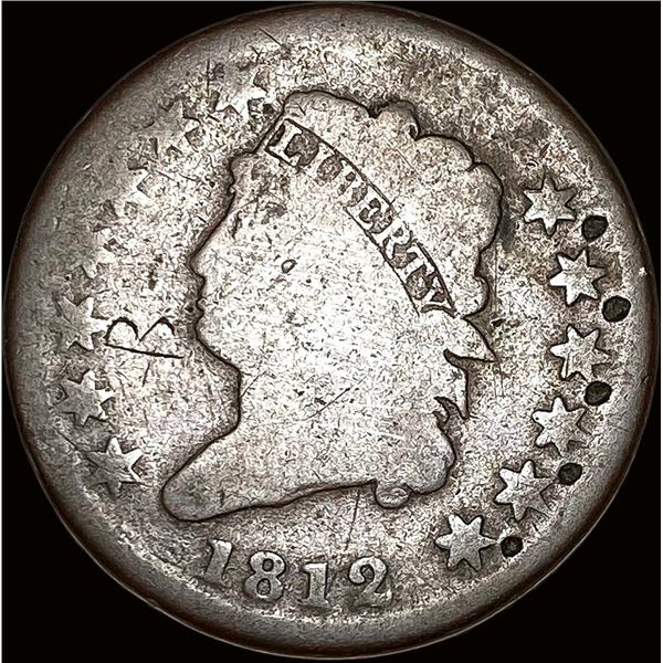 1812 Classic Head Large Cent LIGHTLY CIRCULATED