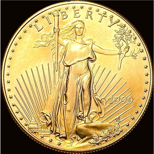 1999 1 oz Gold American Eagle $50 SUPERB GEM BU