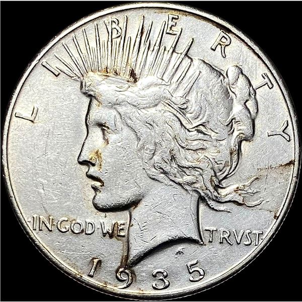 1935-S Silver Peace Dollar CLOSELY UNCIRCULATED