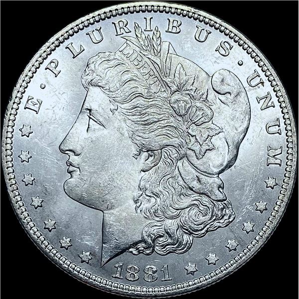 1881 Morgan Silver Dollar SUPERB GEM BU