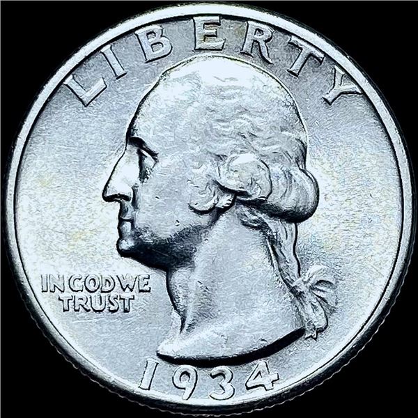 1934 Washington Quarter CHOICE BU