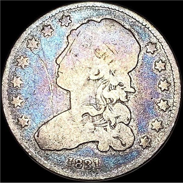 1831 Capped Bust Silver Quarter LIGHTLY CIRCULATED