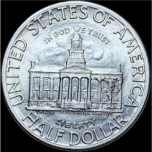 1946 Silver Iowa Half Dollar SUPERB GEM BU