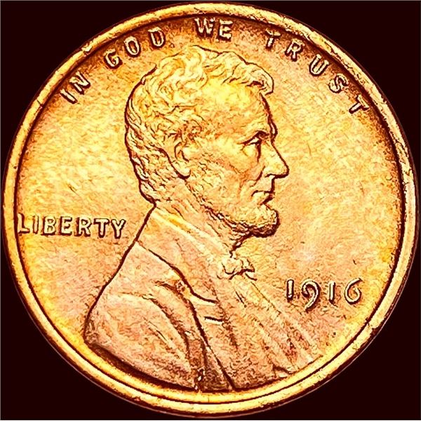 1916 Lincoln Wheat Cent GEM BU