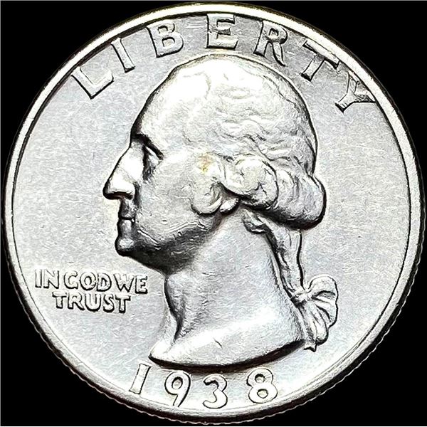1938-S Silver Washington Quarter UNCIRCULATED