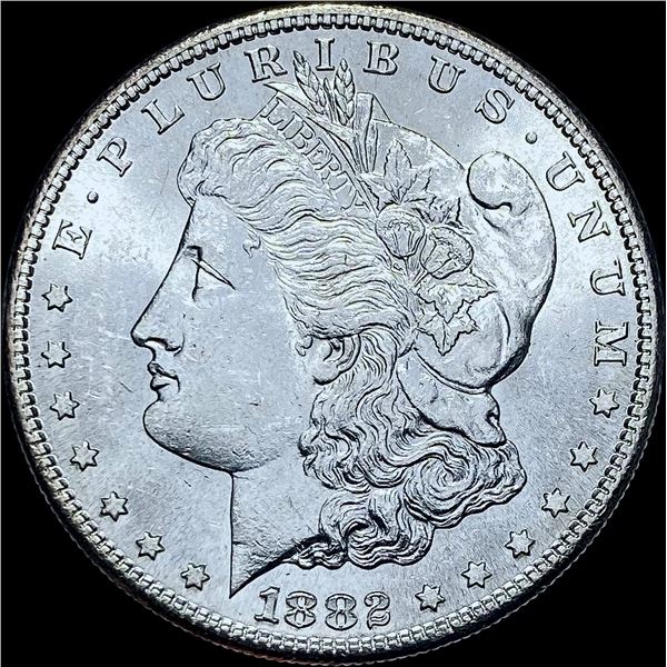1882-S Silver Morgan Dollar CHOICE AU