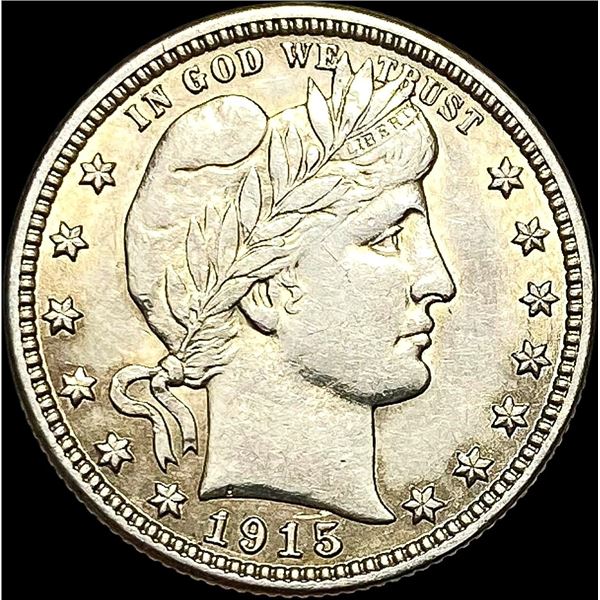 1915 Silver Barber Quarter UNCIRCULATED