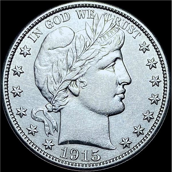1915-D Silver Barber Half Dollar CHOICE AU
