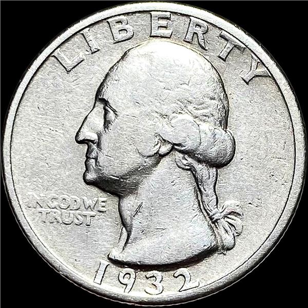 1932-S Silver Washington Quarter NEARLY UNCIRCULATED