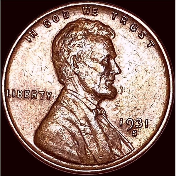 1931-S Lincoln Wheat Cent CLOSELY UNCIRCULATED