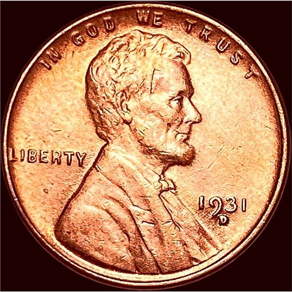 1931-D Lincoln Wheat Cent GEM BU