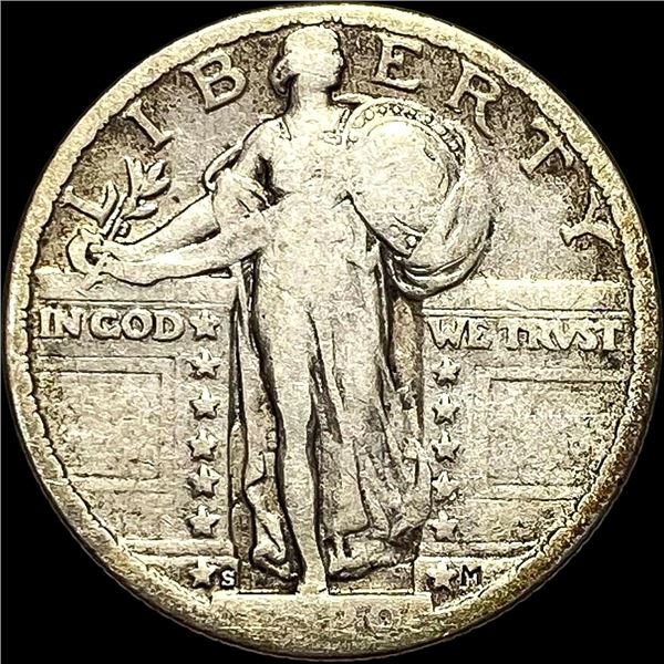 1920-S Standing Liberty Quarter LIGHTLY CIRCULATED