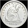 Image 1 : 1854 Arrows Seated Liberty Quarter CLOSELY UNCIRCULATED