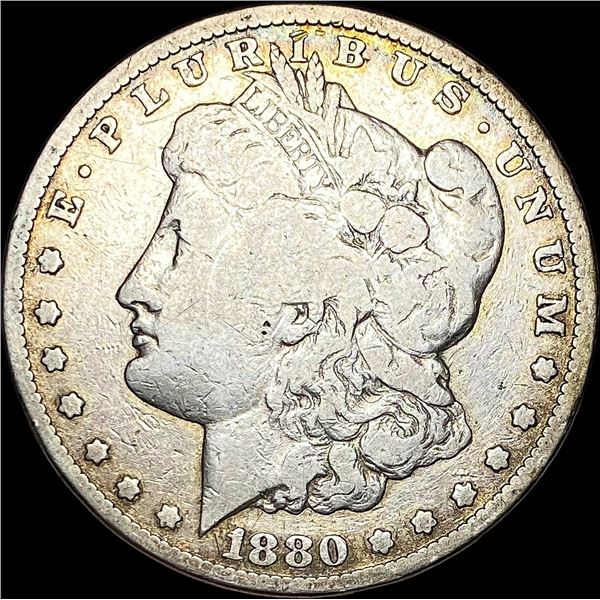 1880-CC Silver Morgan Dollar LIGHTLY CIRCULATED