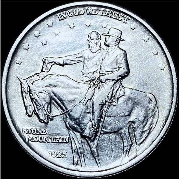 1925 Stone Mountain Silver Half Dollar CHOICE BU