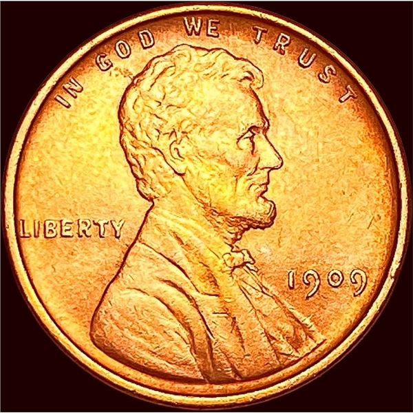 1909 Lincoln Wheat Cent GEM BU
