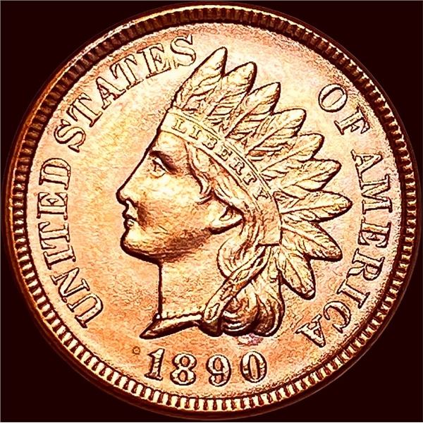 1890 Indian Head Cent CHOICE BU