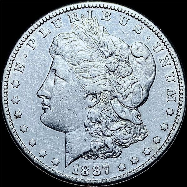 1887-S Silver Morgan Dollar CHOICE AU