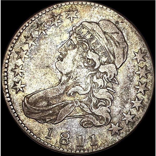 1811 Capped Bust Half Dollar LIGHTLY CIRCULATED