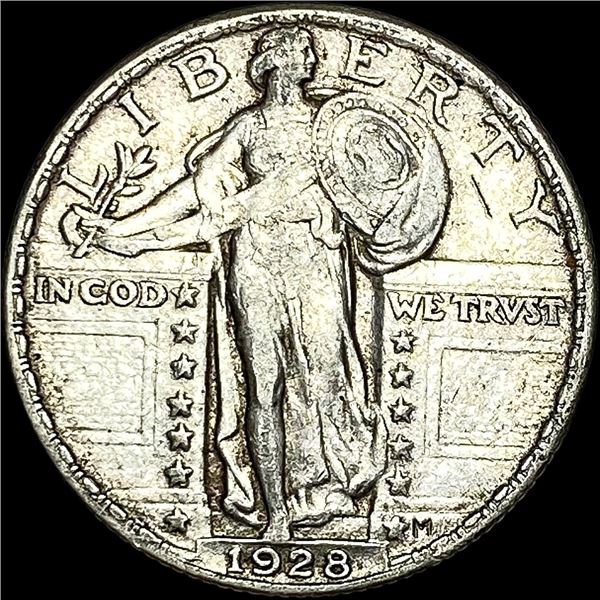1928 Standing Liberty Silver Quarter CLOSELY UNCIRCULATED