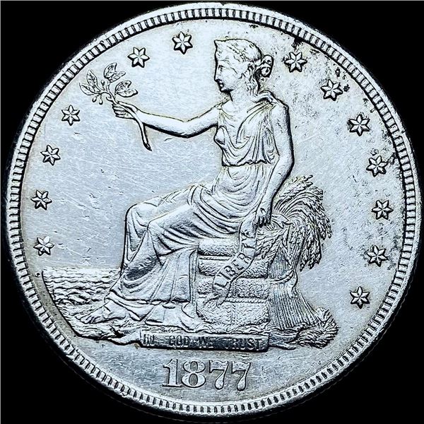 1877-S Silver Trade Dollar CHOICE AU