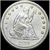 Image 1 : 1877-S Silver Seated Liberty Quarter ABOUT UNCIRCULATED
