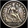 Image 1 : 1857 Seated Liberty Half Dime LIGHTLY CIRCULATED