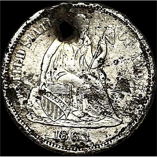 1863 Seated Liberty Dime HIGH GRADE