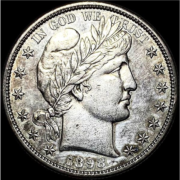 1898-S Silver Barber Half Dollar UNCIRCULATED