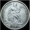 1889 Seated Liberty Silver Dime CHOICE AU