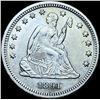 1891 Seated Liberty Silver Quarter Dollar CHOICE AU