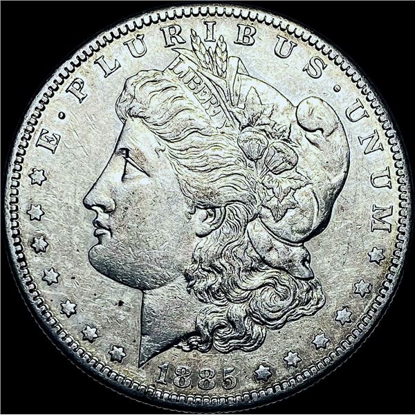 1885-S Silver Morgan Dollar CHOICE AU