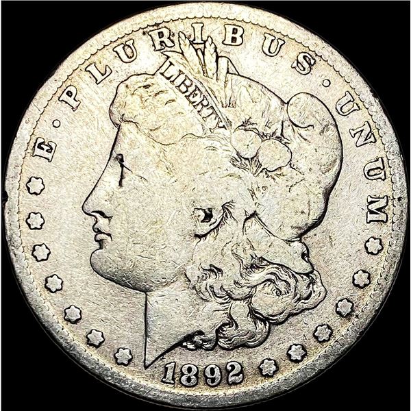 1892-S Silver Morgan Dollar LIGHTLY CIRCULATED