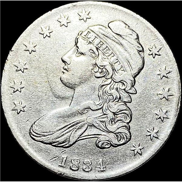 1834 Capped Bust Half Dollar ABOUT UNCIRCULATED