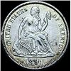 1891 Silver Seated Liberty Dime CHOICE AU