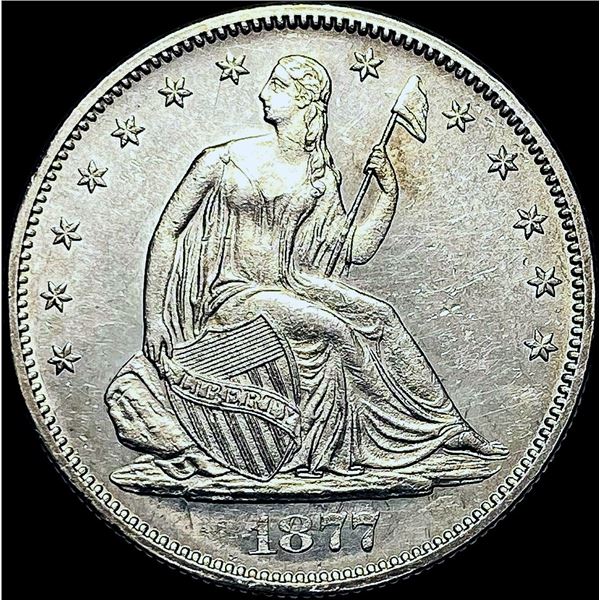 1877-S Seated Liberty Half Dollar CHOICE BU